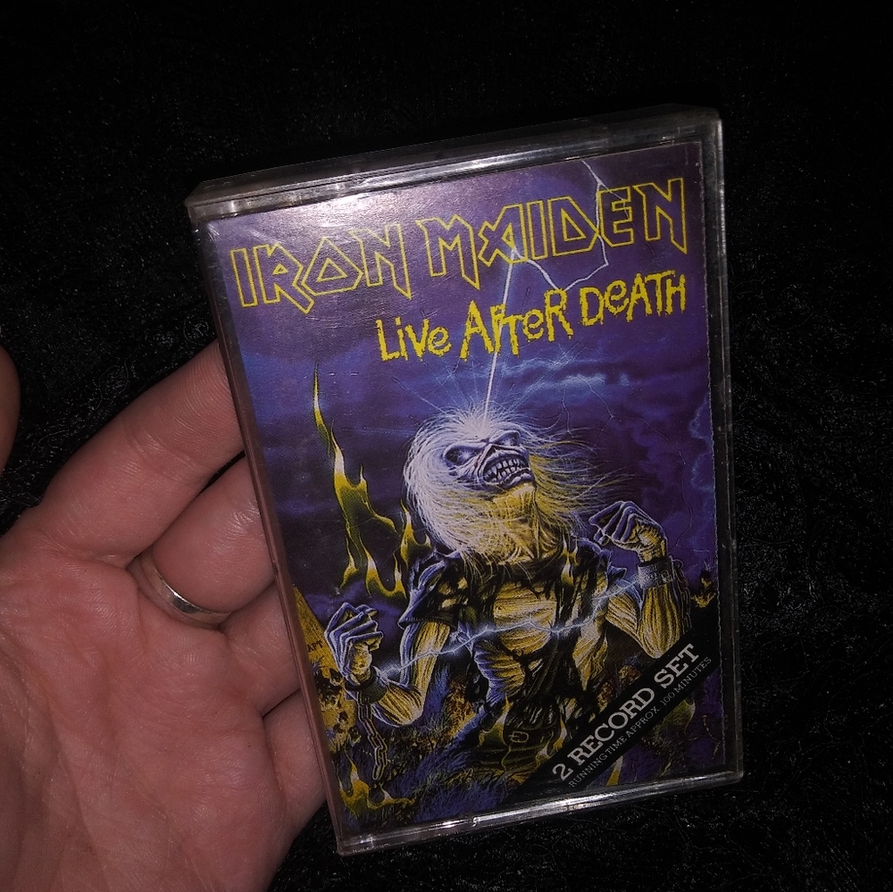 Vintage Iron Maiden Live After Death Cassette 2 Record Set